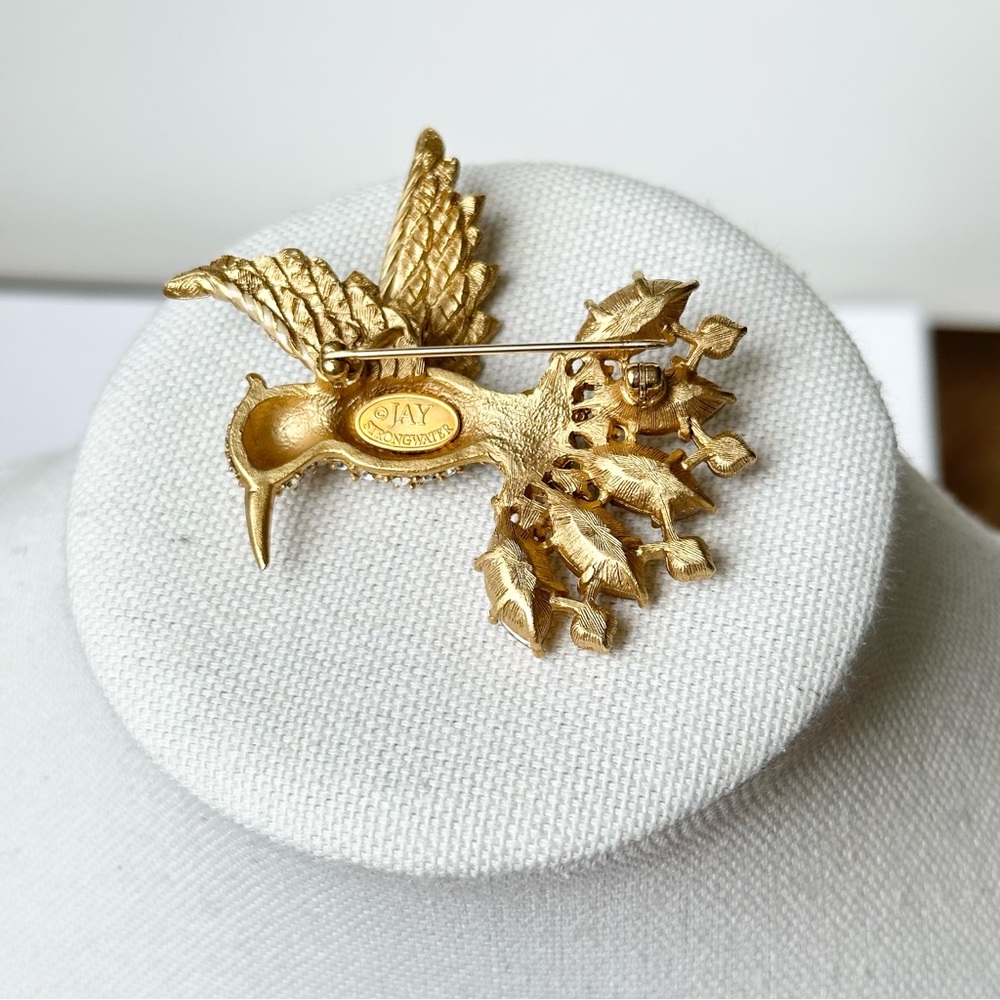 Jay Strongwater Crystal Brooch Pin - Picture 5 of 5